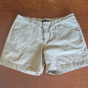 Lee Olive Casual Cotton Shorts